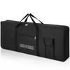 AKOZLIN 61 Key Keyboard Case Keyboard Bag Electronic Piano Case with Adjustable Strap and Pocket 600D Oxford Cloth Shockproof Multifunctional Handbag