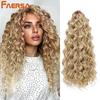 Ocean Wave Crochet Hair Deep Wave Hawaii Curl Crochet Braids Synthetic Braiding Hair Extensions Ombre Blonde 18Inch African Curls