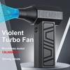 Type-C Charging Turbo Jet Fan 130000RPM Car Fan 5 Outlet Nozzles Portable Blowing Snow Cleaning Blower Tool Electric Air Duster