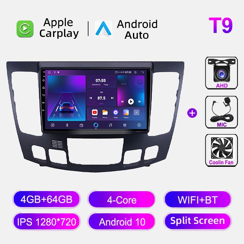 WIFI 4G Car Radio For Hyundai Sonata NF 2008-2010 Autoradio FM RDS Wireless Carplay Multimedia Video Player Head Unit IPS Stereo
