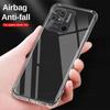 Case Airbag Transparent Back Cover for Xiaomi 12T PRO Redmi 10c 10A 10S 11 11S 9 9S 9A 9T A1 + Shockproof Soft Silicone Phone Cases