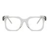 LOOKING4U Neoretro 5553 Newtro Ugly Sunglasses C3 Transparent