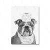 Bathroom Bunny Cat Dog Roll Paper Wall Art Canvas Painting Kids Room Decor Toilet Animal Poster Print Fashion Black White Murals