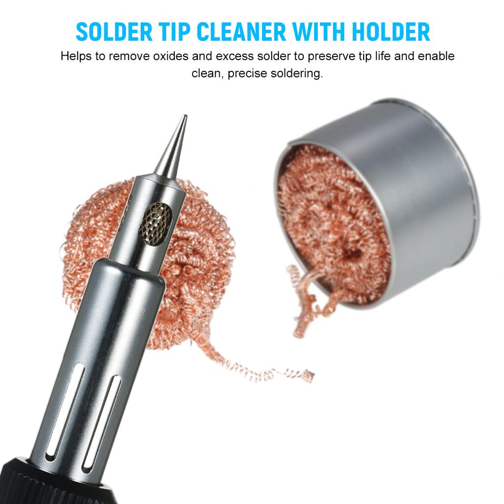 Очиститель паяльного жала из нержавеющей стали Проволочный очиститель жала паяльника Проволока для чистки жала припоя