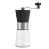 Portable, 160ml Capacity Ceramic Coffee Mill with Adjustable Coarseness, Transparent Cover for Viewing Inside, Perfect for Travel, Camping, Office,