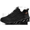 Summer New Korean Version Fashion Couple Running Shoes Flying Woven Fish Scale Blade Large Size Sports Shoes Trendy Men's Shoes