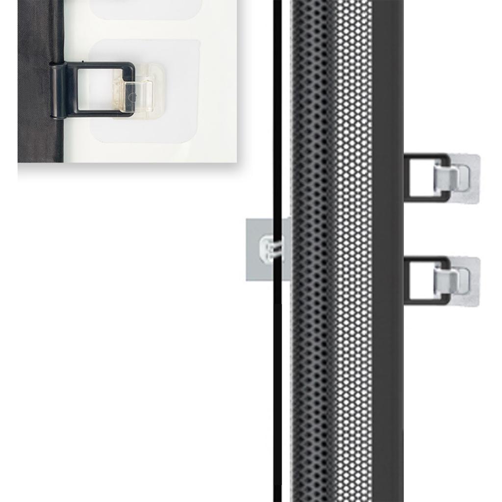 Auto Extending 130cm Pet Gate White Mesh Barrier For Cats Dogs With Metal Frame Easy No Tools Installation Space Saving Home Safety Solution