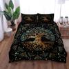 Yggdrasil Tree of Life Duvet Cover Set King Queen Double Twin Single Bed Linen Set