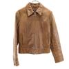 Buffalo Leather Jacket M Brown Women Used