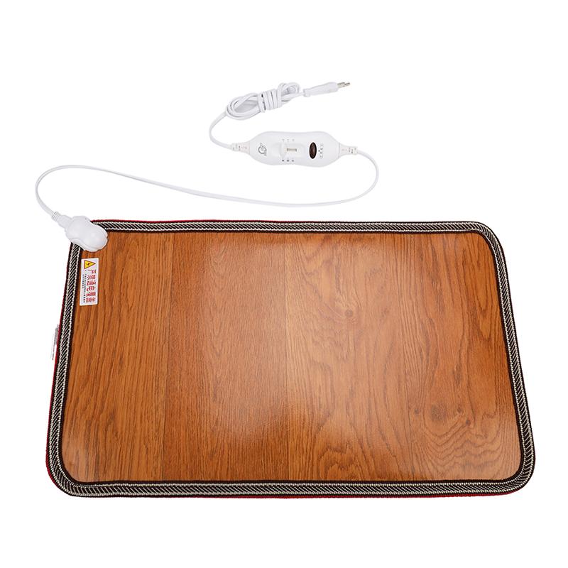 Leather Heating Foot Mat Warmer Electric Heating Pads 220V