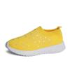 2024 Fashion Round Toe Comfortable Solid Color Shallow Mouth Slip-On Stretch Fabric Breathable Flat-soled Women's Sports Shoes