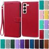 S21FE S21 FE S 21 FE Case For Samsung Galaxy S21 Plus Ultra Leather Wallet Flip Case For Samsung Galaxy S21FE S21+ Ultra Cover