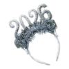 Glittering 2026 New Year Headband With Festive Number Decors For Adults Kids Holiday Parties Christmas Celebrations