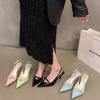 Fashion Woman Pumps Fashion High Heels Square Heel Womens Sandals Pumps Ankle Buckle Sexy Casual Sandals Simple Rome Shoes