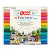 ZIG Fabric Color Twin Water-Based Fabric Pen, 24 Colors, TC-4000A/24V