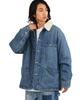 Lee DUNGAREES Lightly Used Wash Denim Jacket with Boa Coverall Men's