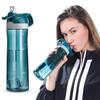 Outdoor Student Fitness Kettle Tritan Sports Straw Creative Online Celebrity Plastic Cups