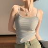 Elegance Casual Stylish Vest H232 Small Camisole Undershirt Female Inner Bottoming Shirt Summer Thin Section Busting Slim Beauty Back Outer Wear Tops