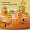 Kids Whack A Mole Game Educational Toy with Carrot Hammer Interactive Learning Play Set for Toddlers Age 4-6 Years
