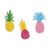 Embroidered Patch Pineapple 6 Cm 3 Pieces