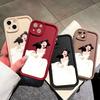 Soft Silicone Square Ladder Printing Pattern Phone Casing Full Cover Camera Shockproof Protection Rubber Case for Samsung