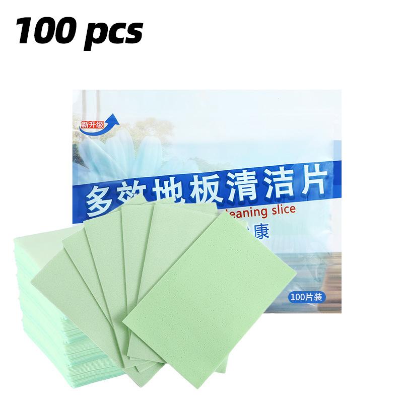 100pcs Sets Floor Cleaning Sheet Mopping Artifact Wooden Floor Tile Cleaner Decontamination Fragrance Cleaning Liquid Mopping Cleaning Sheet