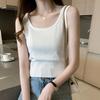 Ice Silk Knitted Suspender Vest for Women In Spring and Summer New Style Base Slim and Beautiful Back Slim and Sleeveless Top Trendy