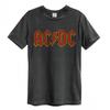 Amplified Unisex Adult Logo AC/DC T-Shirt