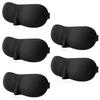 5/1pc 3D Contoured Sleep Eye Mask 100% Light Blocking Eye Mask Ultra-Soft Skin-Friendly Material Breathable Eye Cover Party Gift