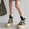 Fashion Shoes for Women Women's Ankle Boots Trendy Retro High-top Women's Shoes Fashion Casual Chunky Platform Luxury Designer Sneakers