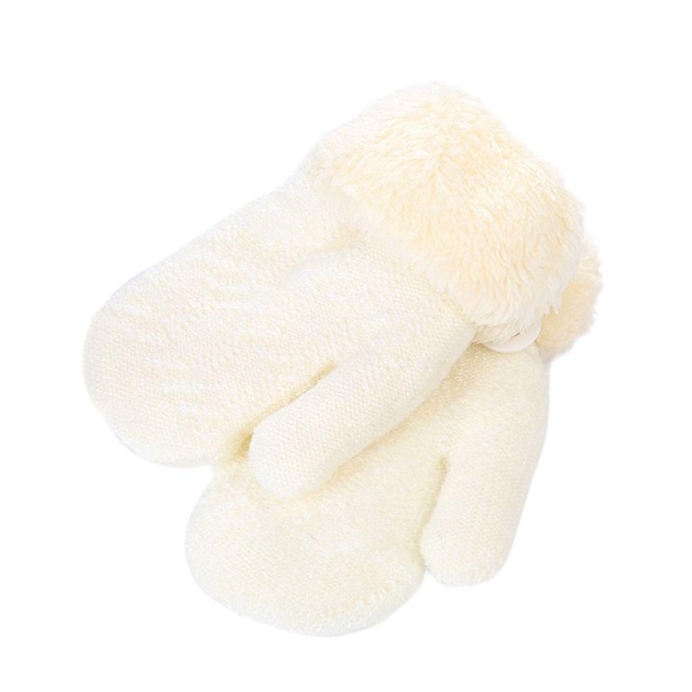 Thick Kids Gloves Plus Velvet Baby Gloves Keep Finger Warm Warm Mittens  Baby Kids