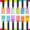 12Pcs Rainbow Colored Pencils Multicolored Pencils for Kids Adults Card Making Drawing