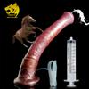 YOCY Realistic Horse Dildo Ejaculating Fantasy Long Animal Penis Silicone Anal Dildos For Masturbator Sex Toy For Women