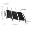 Car Life Qualitative 2Pcs OB-59 Air Intake Flow Vent Fender Sticker Hood Side Door Ation