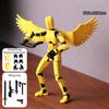 Action Figure Set, Giant Sword Robot Action Figure 3D Printed Robo 13 Action Fidget Toys Figure Articulated, Collectors Desktop