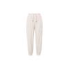 Solid Color Loose-Fit Cuffed Knit Pants Women Bottoms White DM6184-104