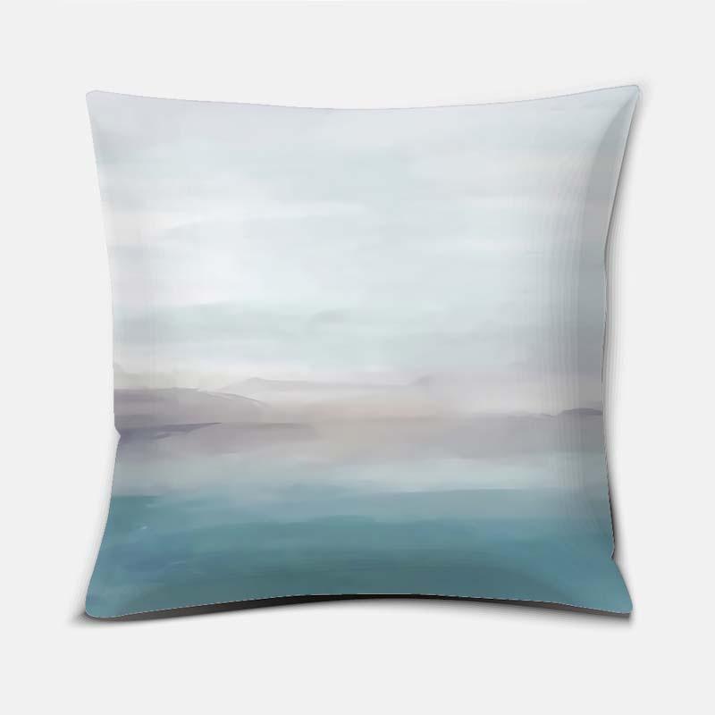 Oil Painting Scenery Series Pattern Decoration Pillowcase Square Pillowcase Home Office Decoration
