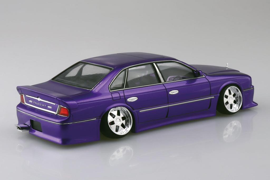 Aoshima Bunka Kyozaisha The Tuned Car Series Nissan Insurance G50 President Plastic Model 1/24 No.84 '89