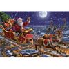 Santa Claus DIY 5D Diamond Painting Full Round Resin Scenery Diamond Embroidery Cross Stitch Kits Christmas Gift