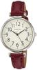 Analog Amalfidia Waterproof Leather Strap White Dial Red [Arias] WW20023A-136 Women's