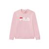 Fila Logo Print Loose Fit Crewneck Sweatshirt Men Sweatshirt Pink F61U038220APK