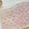 50pcs Reusable Pink Heart-Shaped Self-Adhesive Bags | Ideal for Party Favors, Greeting Cards, and Small Gift Packaging