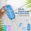 1PC 300ML Nasal Irrigator Nasal Rinse Bottle Nasal Wash Cleaner Nose Protector Avoid Allergic Rhinitis Adults Children Neti