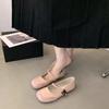 With Skirt Soft-soled Single Shoes Women's 2025 New French Temperament Mary Jane Women's Shoes Ballet Shallow Mouth Gentle Flats