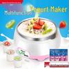 Automatic Yogurt, Natto, and Rice Wine Maker with 50 Bacteria Powder and 3 Cups - Multi-Functional Household Mini Machine