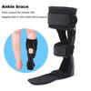 Drop Foot Stabilizer Ankle Brace with Adjustable Strap Soft Lining Wear Resistant Pain Relief Ergonomic Foot Support Brace
