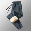 Cozy Up Double Sided Plush Casual Sports Pants for Men, Thickened Lamb Plush Loose Cotton Pants, Oversized Fleece Casual Pants
