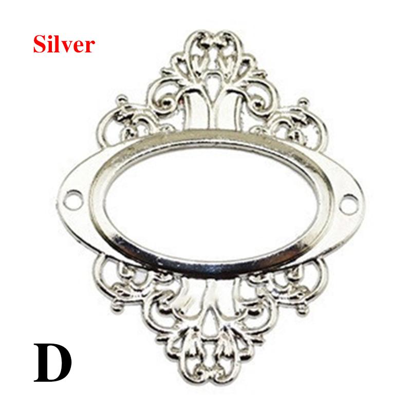 5PCs Name Card Label Frame Card Holder Antique Tags Drawer Pull Label Holder Cabinet File Vintage