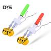 Fishing Rod Tip Light with Dual Bells Fishing Bite Alarm LED Lamp Night Fishing Pole Tip Strike Sensor Alert Light Fishing Accessories