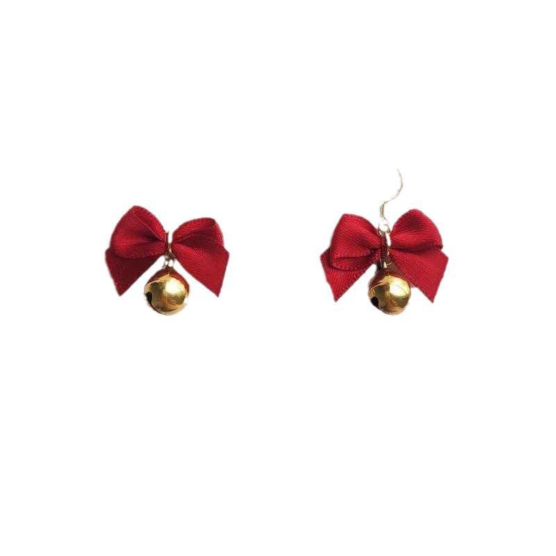 Ankola Red Festive Earrings for Women - 2025 Trendy Retro Style, Perfect for Chinese New Year Celebrations.